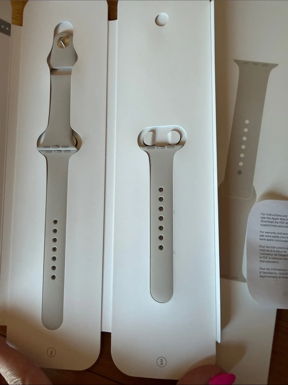 Apple Silicone Watch Band - Light Beige (Starlight Tone)